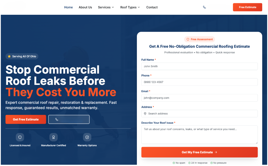 Website example
